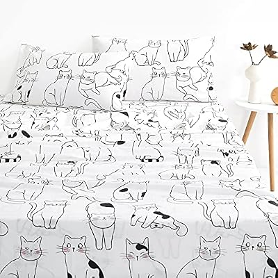Cats Cotton Sheet Set - view 2