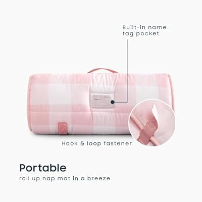 Gingham Toddler Nap Mat - view 3