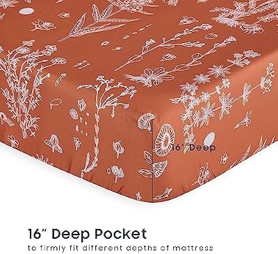 Botanical Floral Sheet Set - view 4