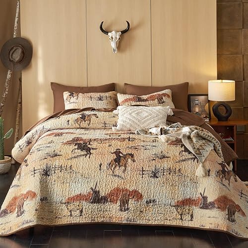 Wake In Cloud Ranch Life Quilt Set