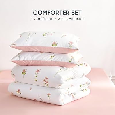 Watercolor Floral Comforter Set - view 3