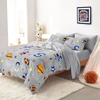 Athletic Ball Print Bedding Set (5-Piece) - view 2