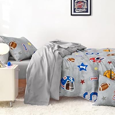 Athletic Ball Print Bedding Set (5-Piece) - view 3