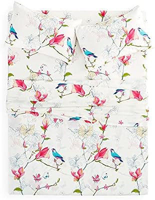 Bird and Branch Cotton Sheet Set - view 3