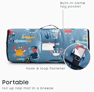 Blue Sea World Toddler Nap Mat - view 3
