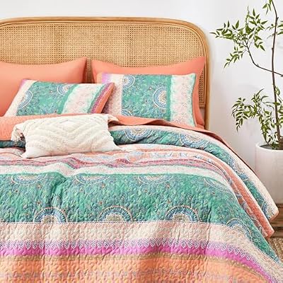 Boho Medallion Quilt Set