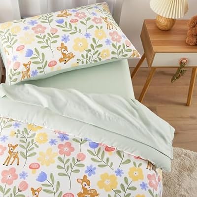 Botanical Deer Toddler Bedding Set - view 3
