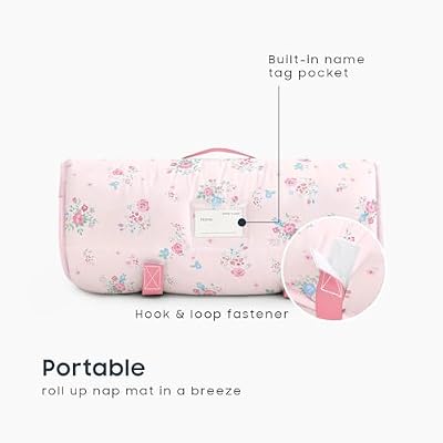 Botanical Rose Toddler Nap Mat - view 3