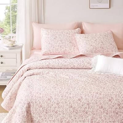Botanical Toile Cotton Quilt Set