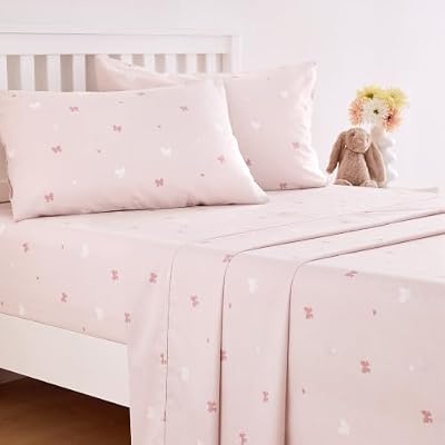Bow and Heart Cotton Sheet Set - view 3