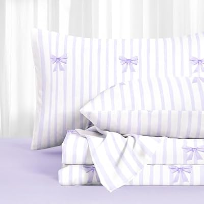 Bow and Stripe Sheet Set - view 2