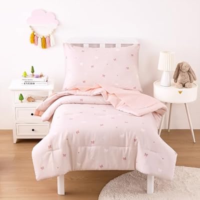 Bowknot Heart Toddler Bedding Set