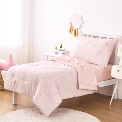 Bowknot Heart Toddler Bedding Set - view 2