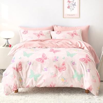 Butterfly Bloom Bedding Set (5-Piece)