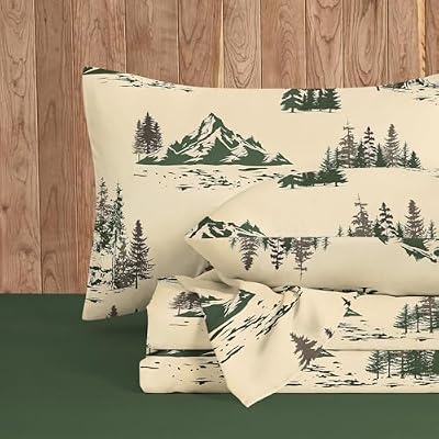 Cabin Woodland Sheet Set