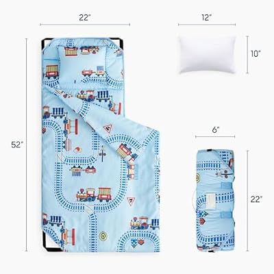 Cartoon Train Cot Nap Mat - view 2