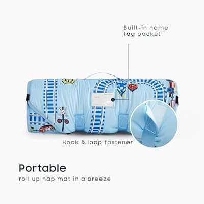Cartoon Train Cot Nap Mat - view 3