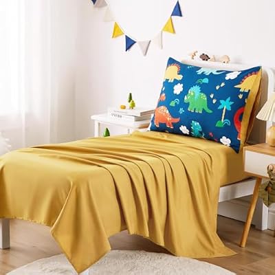 Colorful Dinosaur Toddler Bedding Set - view 4