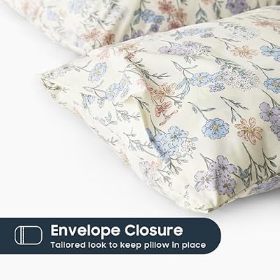 Colorful Flower Pillowcases (Set of 2) - view 3