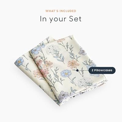 Colorful Flower Pillowcases (Set of 2) - view 4