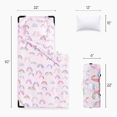 Colorful Rainbow Cot Nap Mat - view 2