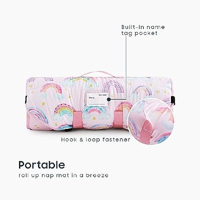 Colorful Rainbow Cot Nap Mat - view 3