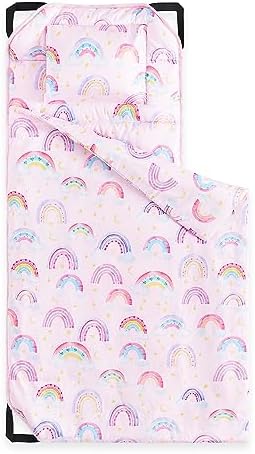 Wake In Cloud Colorful Rainbow Cot Nap Mat
