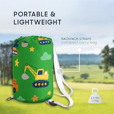 Construction Truck Kids Sleeping Bag - view 4
