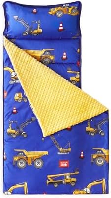 Construction Truck Minky Nap Mat