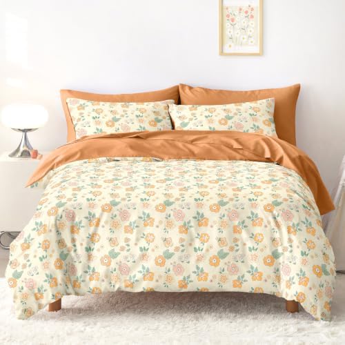 Wake In Cloud Cottage Garden Kids Bedding Set (5-Piece)