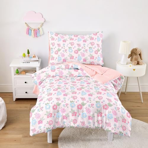 Wake In Cloud Cottagecore Bloom Toddler Bedding Set