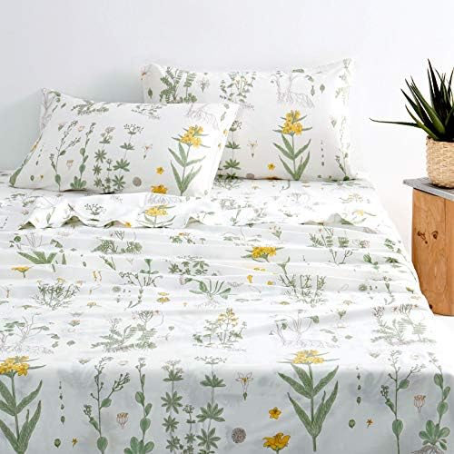 Wake In Cloud Cottagecore Cotton Sheet Set