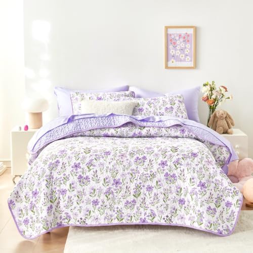 Wake In Cloud Cottagecore Flower Quilt Set
