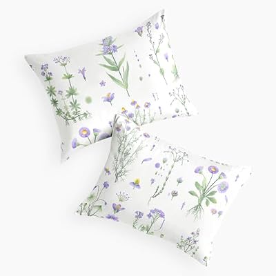 Cottagecore Purple Floral Pillowcases - view 2
