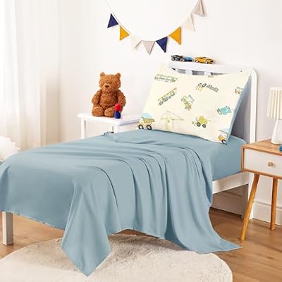 Cotton Construction Vehicle Toddler Bedding Set - view 4