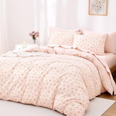 Cotton Rose Print Comforter Set - view 4