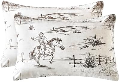 Cowboy Horse Pillowcases (Set of 2)