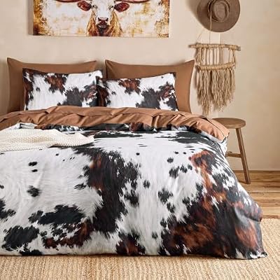 Cowhide Print Comforter Set
