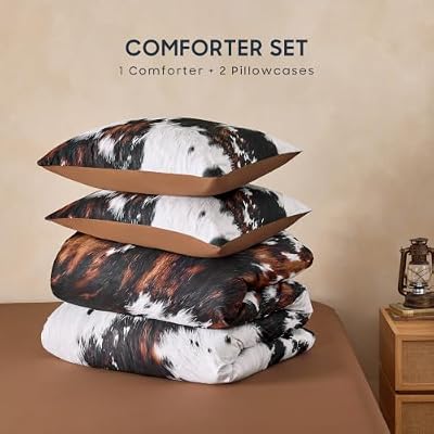 Cowhide Print Comforter Set - view 2