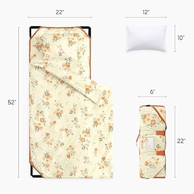 Daisy Polka Dot Cotton Nap Mat - view 2