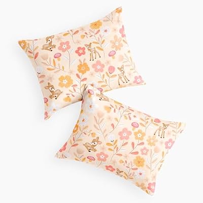Deer and Wildflower Pillowcases (Set of 2) - view 2