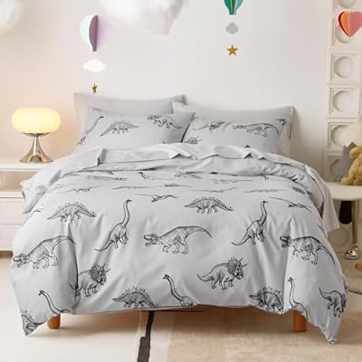 Dino Sketch Kids Bedding Set (5-Piece)