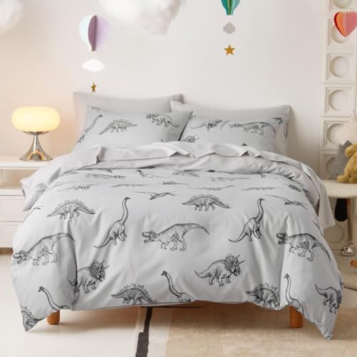 Wake In Cloud Dino Sketch Kids Bedding Set (5-Piece)