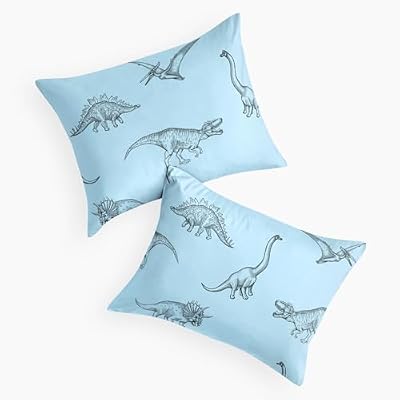 Dino Sketch Pillowcases (Set of 2) - view 2