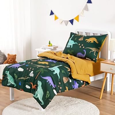 Dino Volcano Toddler Bedding Set (4-Piece) - view 2