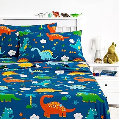 Dinosaur Cotton Sheet Set