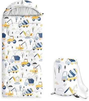 Dump Truck and Bulldozer Sleeping Bag