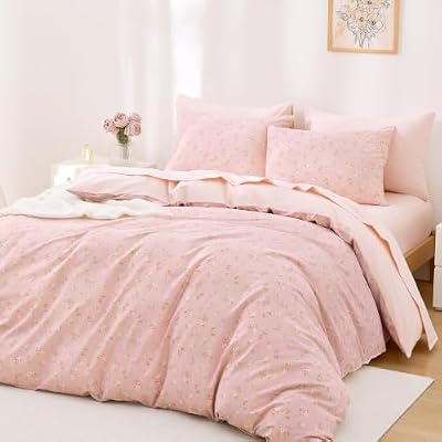 Dusty Rose Cotton Comforter Set - view 4
