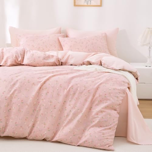 Wake In Cloud Dusty Rose Cotton Comforter Set