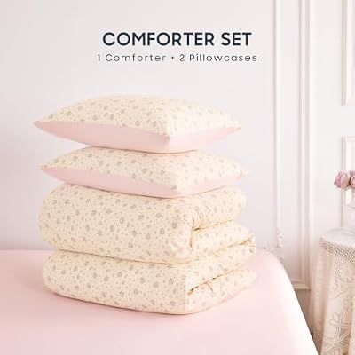 Farmhouse Cotton Floral Comforter Set - view 2